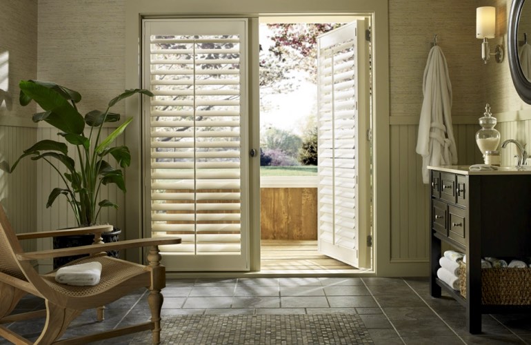 plantation shutters for french doors